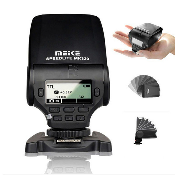 MEIKE MK-320 MK320L flash Speedlite for A7 A7R A7 II A7S A6000 A5000 NEX-5R NEX-T NEX