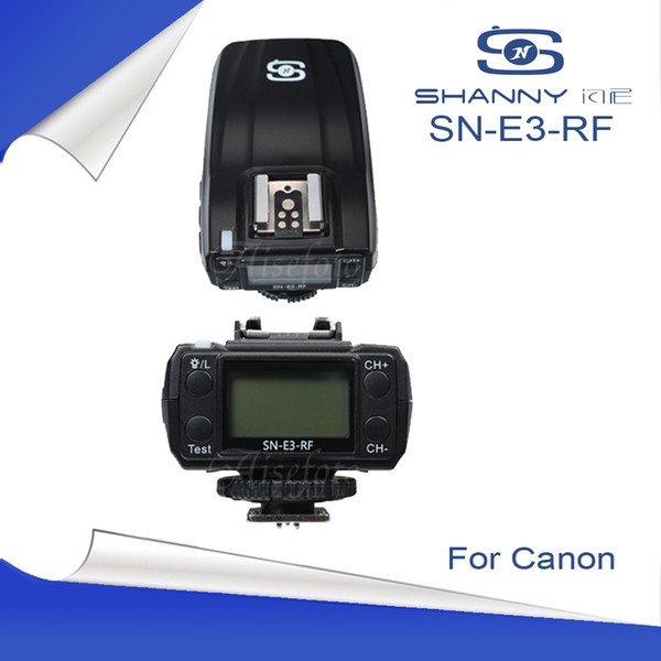 SN-E3-RF 2.4G wireless radio transceiver Trigger for SN600C-RF flash,TTL trigger,LCD panel for Canon