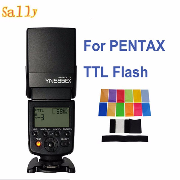 Yongnuo Wireless Flash Speedlite YN585EX P-L for Pentax K1 K3 K3II K5 K5II K-5IIs K70 K50 K30 KS2 KS1 DSLR Camera