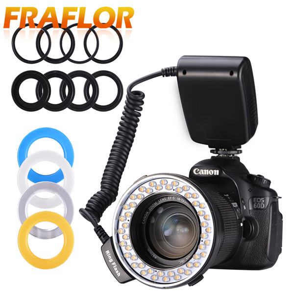 48 pcs LEDs Macro LED Ring Flash Light External Flash for Pentax DSLR Cameras Ring