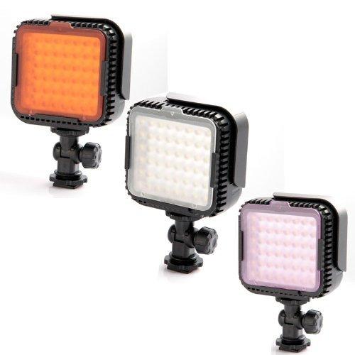 Wholesale-NanGuang CN-LUX480 Black 2.9W 330LM 5400/3200K 48 pcs Portable LED Video Light