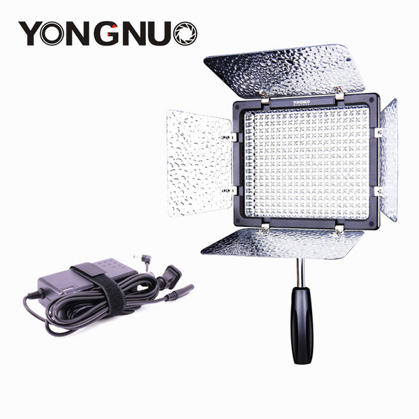 Wholesale-Yongnuo YN300 III on Camera LED Video Light with AC Power Adapter DC Charger