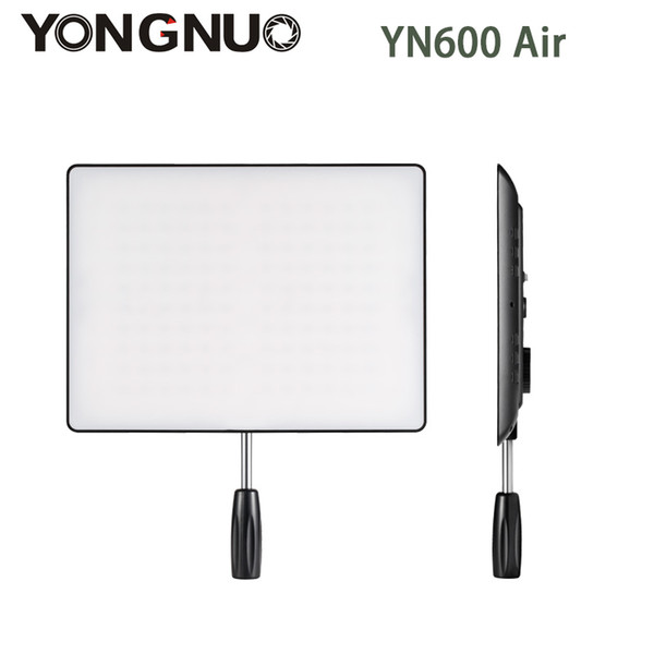 Wholesale-In Stock! NEW YONGNUO YN600 Air Led Video Light Panel 5500K and 3200K-5500K Bi-color Photography Studio Lighting