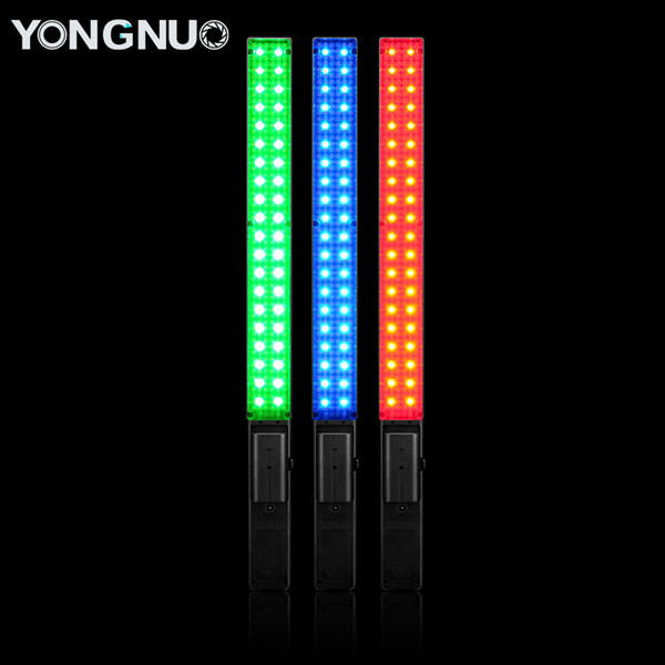 Wholesale-YONGNUO YN360 Handheld LED Video Light 3200k 5500k RGB Colorful 39.5CM ICE Stick Professional Photo LED Stick