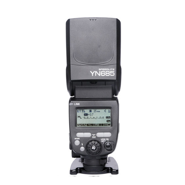 Wholesale-YONGNUO YN685 YN-685 (YN-568EX II Upgraded Version) Wireless HSSL Speedlite Flash Build in Receiver Worked with YN-560 IV