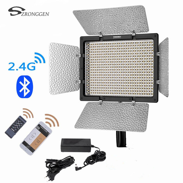 Wholesale-YONGNUO YN600L II YN600 II 600 LED Video Light Panel with AC Power Adapter, 3200-5500K