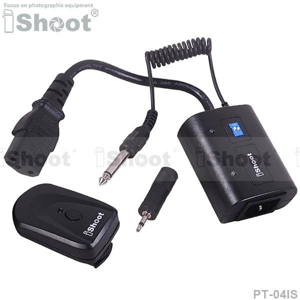 Wholesale-iShoot Radio Wireless Flash Trigger Remote Control for Studio Strobe Moonlight with 6.35mm 3.5mm Output Socket-30m