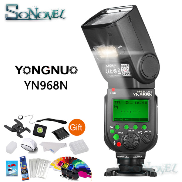 YONGNUO YN968N Wireless Flash Speedlite TTL 1/8000 Equipped LED Compatible w YN622N YN560-TX YN968ex for  D4s D5 D500 D850