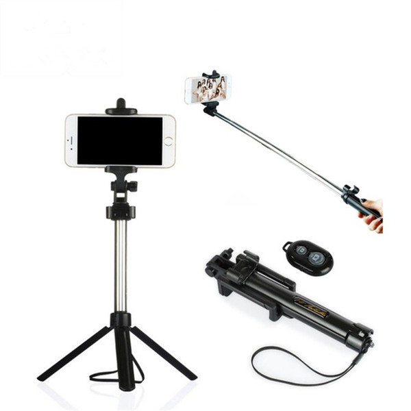 Handheld & Tripod 2-in-1 Extendable Bluetooth Selfie Stick for iPhone X 8 7 6 6S 6Plus Samsung Android Smart Phone