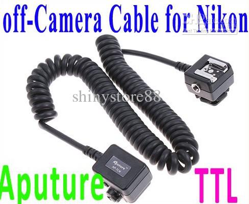 Aputure TTL Off-Camera Sync Remote Flash Cord for Nikon 3M 3 meter cable