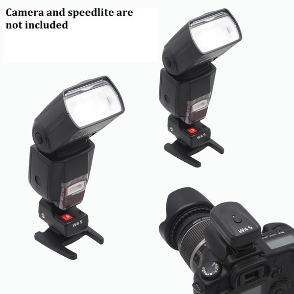 Lightdow W&5 PT-04GY 4 Channels Wireless / Radio Flash Trigger Transmitter + 2 Receivers for Canon Nikon Pentax Olympus