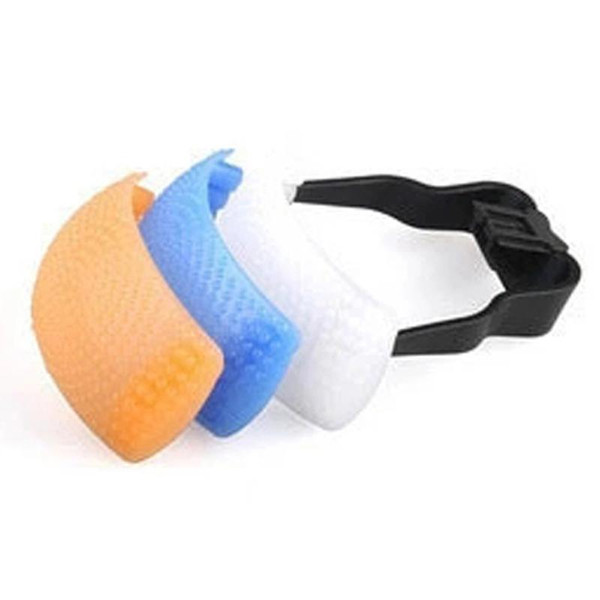 10pcs/lot Soft Box Diffuser white blue orange for Internal Flash for Canon Nikon DSLR PFD5