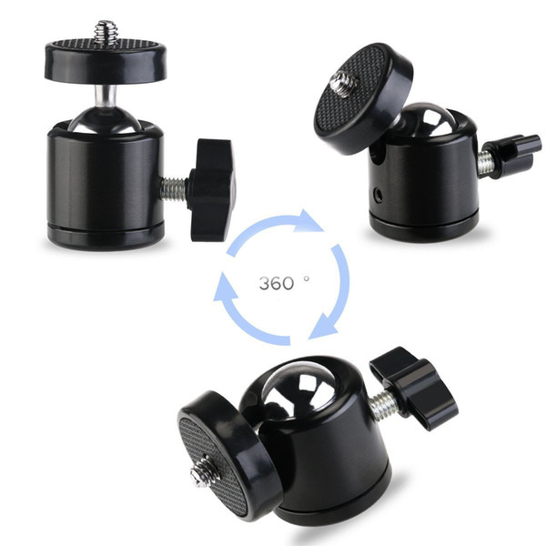 2018 Brand new SLR camera dv mini spherical Stabilizer single three-hole camera PTZ fixed Stabilizer 1/4 3/8 free shipping