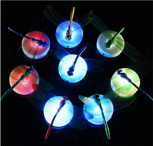 Butterfly Dragonfly 3W LED Night Light Stick-On Lamp Wall Light Colorful Fiber Optic Night Lights HalloweenChristmas Decorations 2018