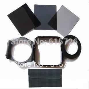 Wholesale-72mm Adapter ring+ND2 4 8 Filter+holder+Square Lens Hood +1pcs case For Cokin P series+free shipping +tracking number