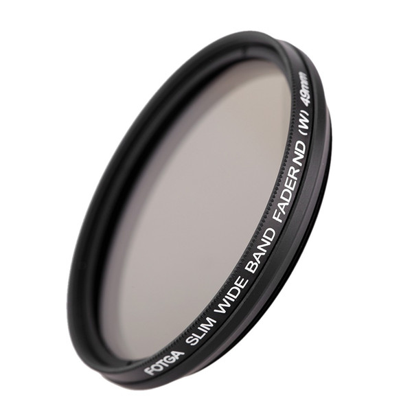 Fotga 49mm/52mm Slim Fader Variable ND Filter Adjustable Neutral Density ND2 to ND400 for DSLR Camera Digital Camera Camcorder DV