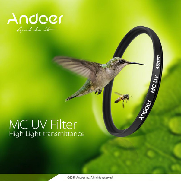 Andoer 52mm Filter Ultrathin Multi-Coated MC UV Ultra-Violet Camera Filter Lens Protector for Canon Nikon DSLR