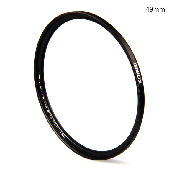 Professional Ultrathin Zomei 49mm 52mm 55mm MC UV Filter Germany Lens 18 Layer Coating Protector Clean filters for Canon Nikon Camera