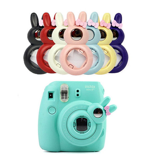 Close Up Lens Selfie Self-portrait Mirror Cute Rabbit Style for Fuji Instax Mini 7S 8 8+9 Polaroid Camera Accessories