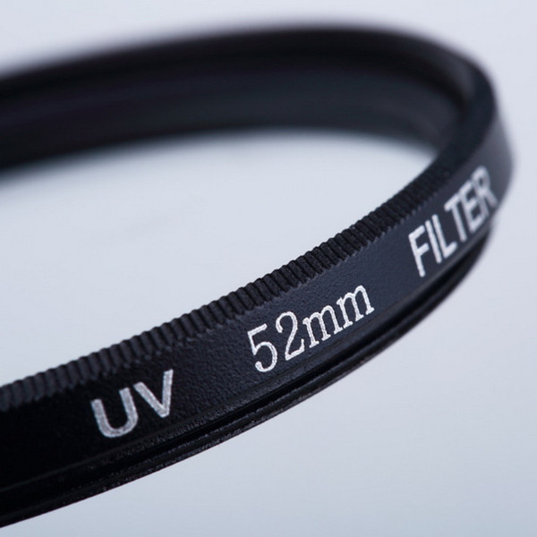 SY-005 Glass 52mm Haze UV Filter Lens Protector with Metal Frame of DSLR SLR DC DV