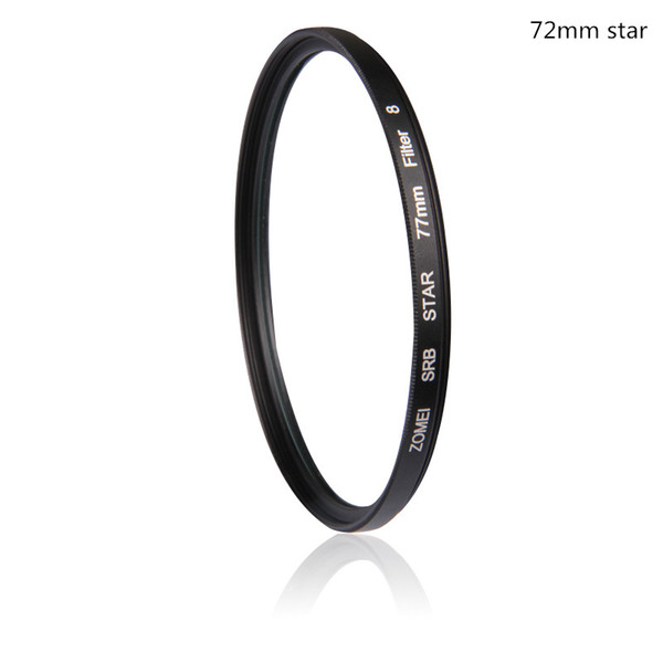 Professional Zomei 72mm 4 6 8 line Star Filter Evening Picture High Definition Filtro for Canon 700D Nikon Sony Camera Lens