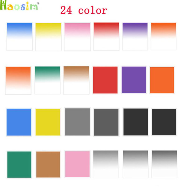 Camera Graduated Full Color Lens Filter Neutral Density Square Resin Filters for Cokin P Series For DSLR Camera Lens