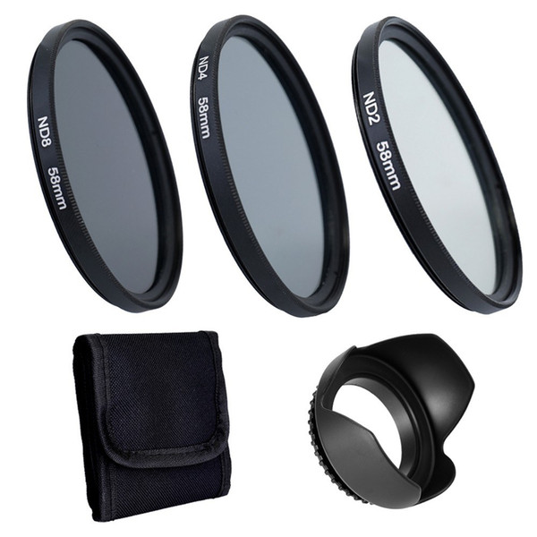 Professional SLR camera lens filter kit lens hood Canon camera Dslr photography accessories kit 52 mm 58 mm