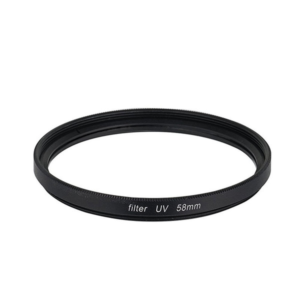58mm UV Filter Black Universal Aluminum Alloy Multi Coated Screw-in Protective Lens for Canon EOS 700D 1200D 70D