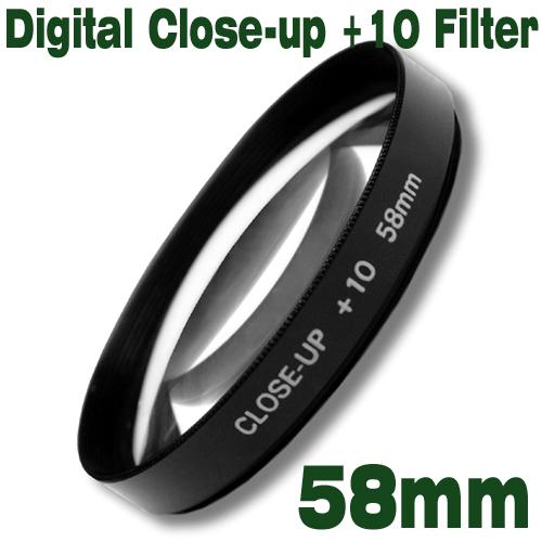 Emolux 58mm CLOSE UP(+10) Filter Digital CLOSE UP Filter For Diginal Camera Lens Nikon Canon