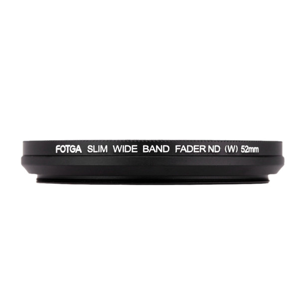 lens Fotga 52mm Slim Fader Variable Adjustable Neutral Density ND2 to ND400 Camera Lens Filter