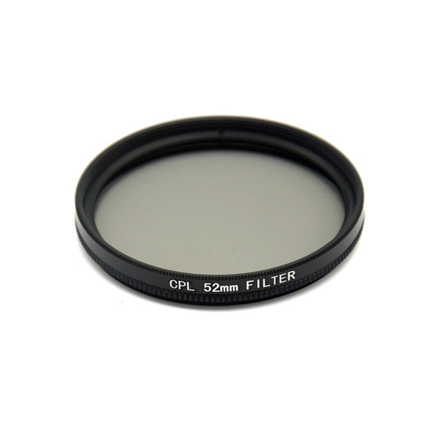 Screw free 52mm UV/CPL filter kit(with adapter ring) for Hero 7 6 5 Black action camera