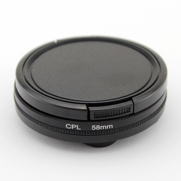 58mm Circular CPL filter kit for Hero 5 4 session action camera
