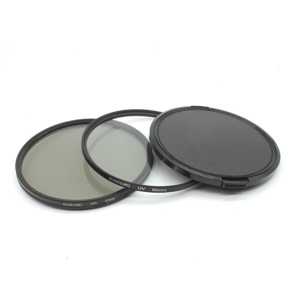 filter net 95 CPL CIRCULAR POLARIZER + UV FILTERS Filter 95 mm+95 LENS CAP FOR CAMERA