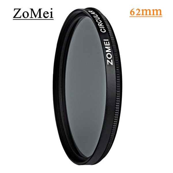 Professional Circular Polarizing Filters Zomei 62mm CPL Polarizer Filter Avoid Bright Filtro for Canon 700D Nikon Sony Camera Lens