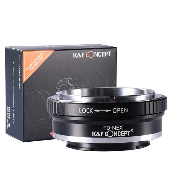 K&F Concept Lens Mount Adapter FD to NEX For Canon FD FL Lens to Sony NEX E-Mount Camera for Sony Alpha NEX-7 NEX-6 NEX-5N