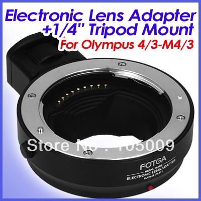 Fotga AF Lens Adapter ring with 1/4 Tripod Mount for 4/3 Lens to Micro 4/3 M4/3 camera