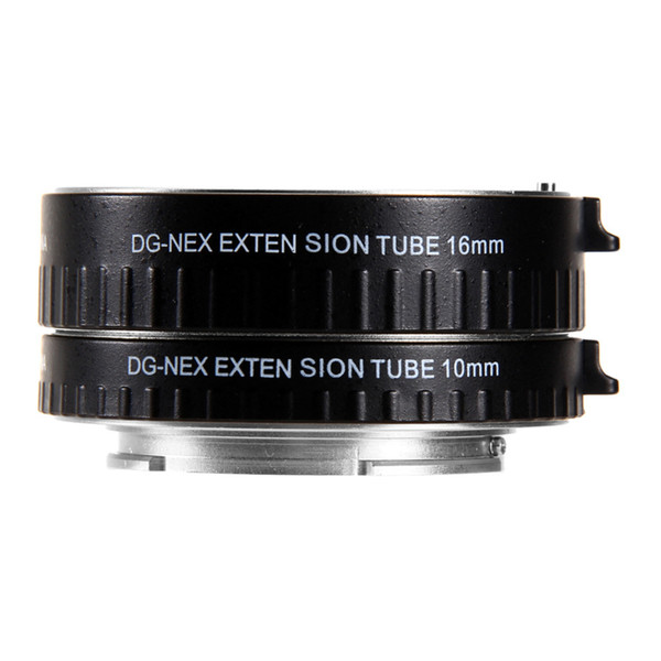 Freeshipping Silver Auto Focus Macro Extension Tube Adapter 10MM 16MM for Sony E-Mount NEX