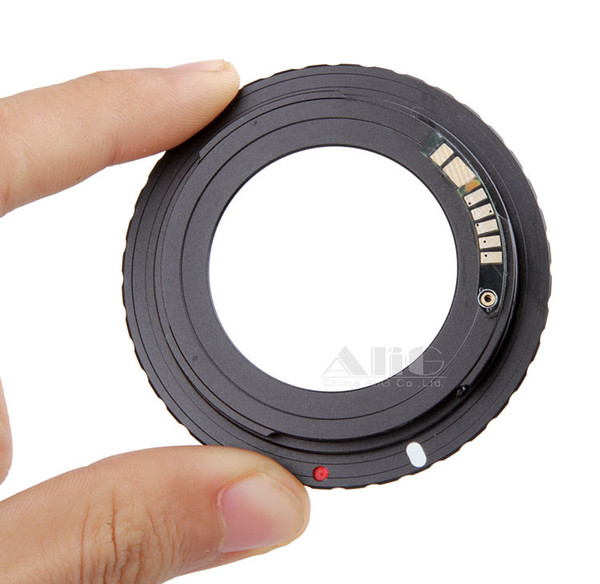 free shipping 1pcs/lot black AF Confirm Mount Adapter For M42 Lens to Canon EOS EF Camera EOS 5D / EOS 5D Mark II / EOS 7D