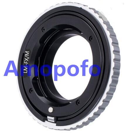 AMOPOFO For Leica M L/M lens to Fujifilm X-Pro1 E1 FX Mount Adapter Focusing Helicoid LM-FX/M Adapter