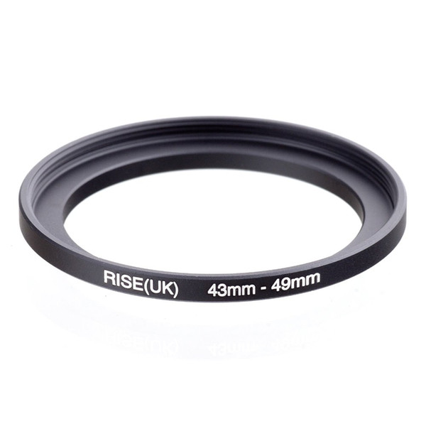 original RISE(UK) 43mm-49mm 43-49mm 43 to 49 Step Up Ring Filter Adapter black free shipping