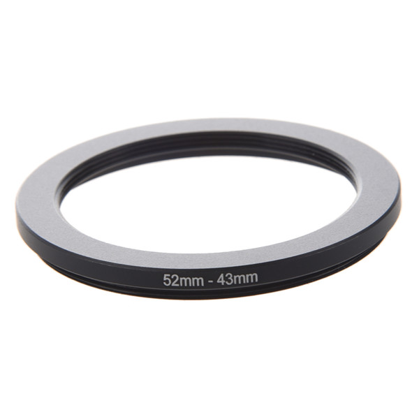 52mm-43mm 52mm to 43mm Black Step Down Ring Adapter for Camera