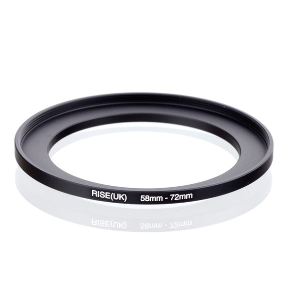 original RISE(UK) 58mm-72mm 58-72mm 58 to 72 Step Up Ring Filter Adapter black free shipping