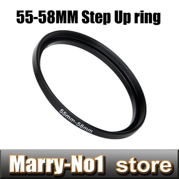 Wholesale- 55-58MM 55 to 58MM Metal Step Up Rings Lens Adapter Free shipping +Tracking Number