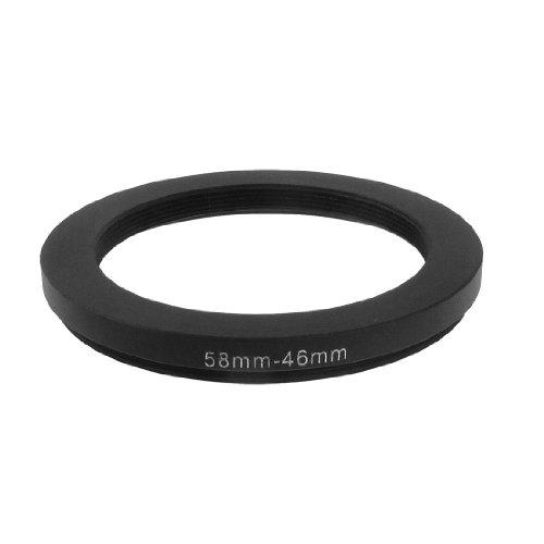 Wholesale- CES- 58mm-46mm 58mm to 46mm Black Step Down Ring Adapter for Camera