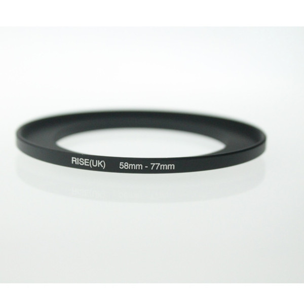 original RISE(UK) 58mm-77mm 58-77mm 58 to 77 Step Up Ring Filter Adapter black free shipping