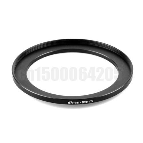 Wholesale- 67mm-82mm 67-82 67 to 82 mm lens Metal Stepping Ring Step Filter Ring Stepping Adapter Adaptor Black