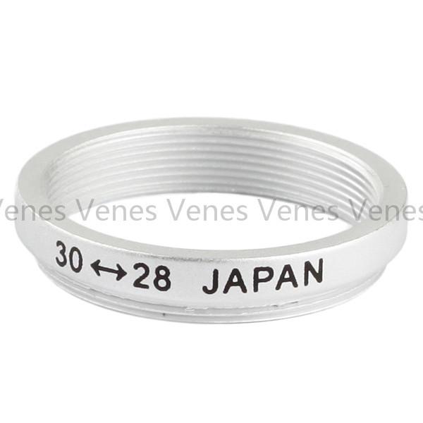 Wholesale- 30-28mm Step-Down Metal Lens Adapter Filter Ring / 30mm Lens to 28mm Accessory