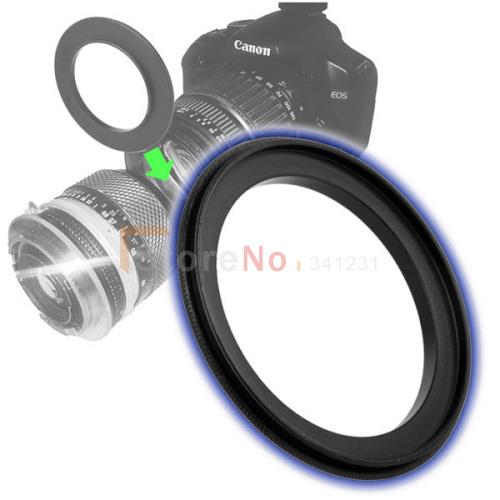 Wholesale- 2pcs Male to male Lens ring 52mm-67mm 52 to 67mm Macro Reverse Ring for 52 to 67 mm lens Mount For extension tubes adapters