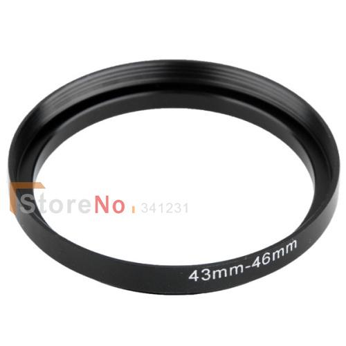 Wholesale- 43-46mm 43 to 46mm Metal Step Up Rings Lens Adapter With Tracking Number