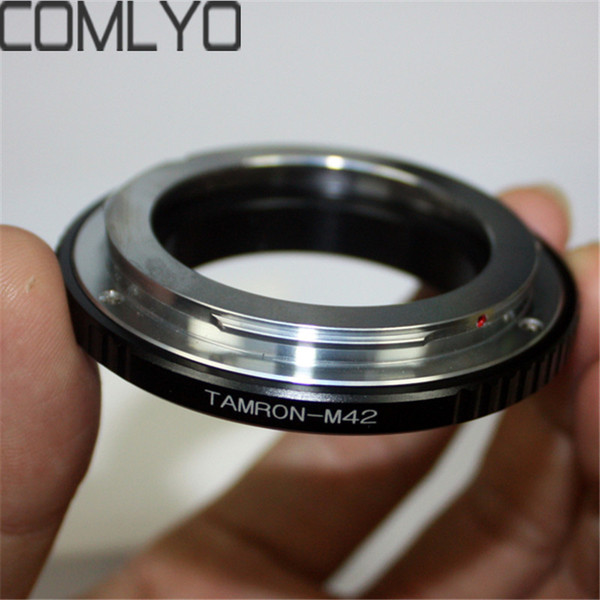 Wholesale- High Quality Aluminum Lens Adapter Tamron Adapter 2 Lens Adaptall AD2 Mount Lenses To M42 Screw Mount Ring Cameras TAMRON-M42